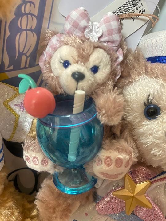 ダッフィー　シェリーメイ　ポージープラッシー　20周年　ぬいぐるみストラップ