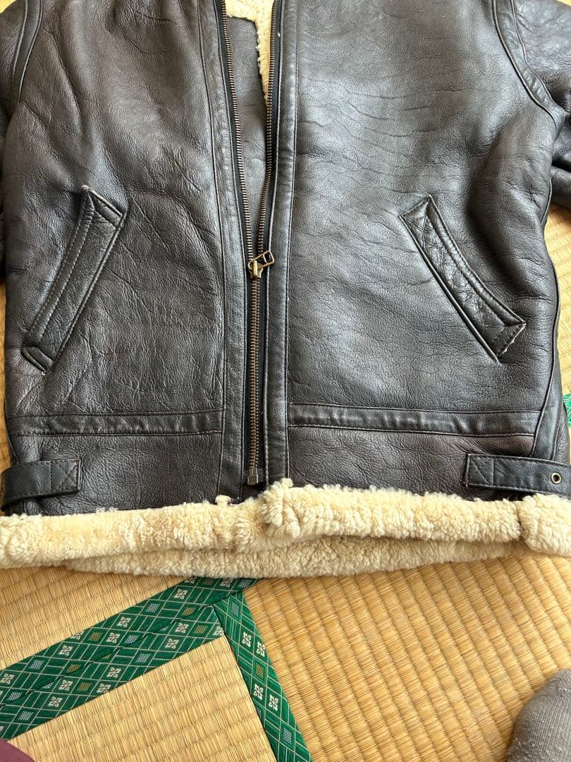 ムートンボア ダークブラウンボアジャケット