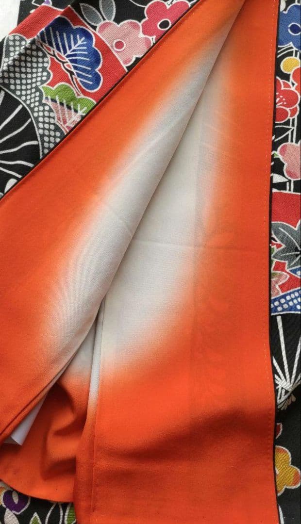 ★紅型振袖/帯/帯揚/帯締/伊達襟/５点セット★おまけ付