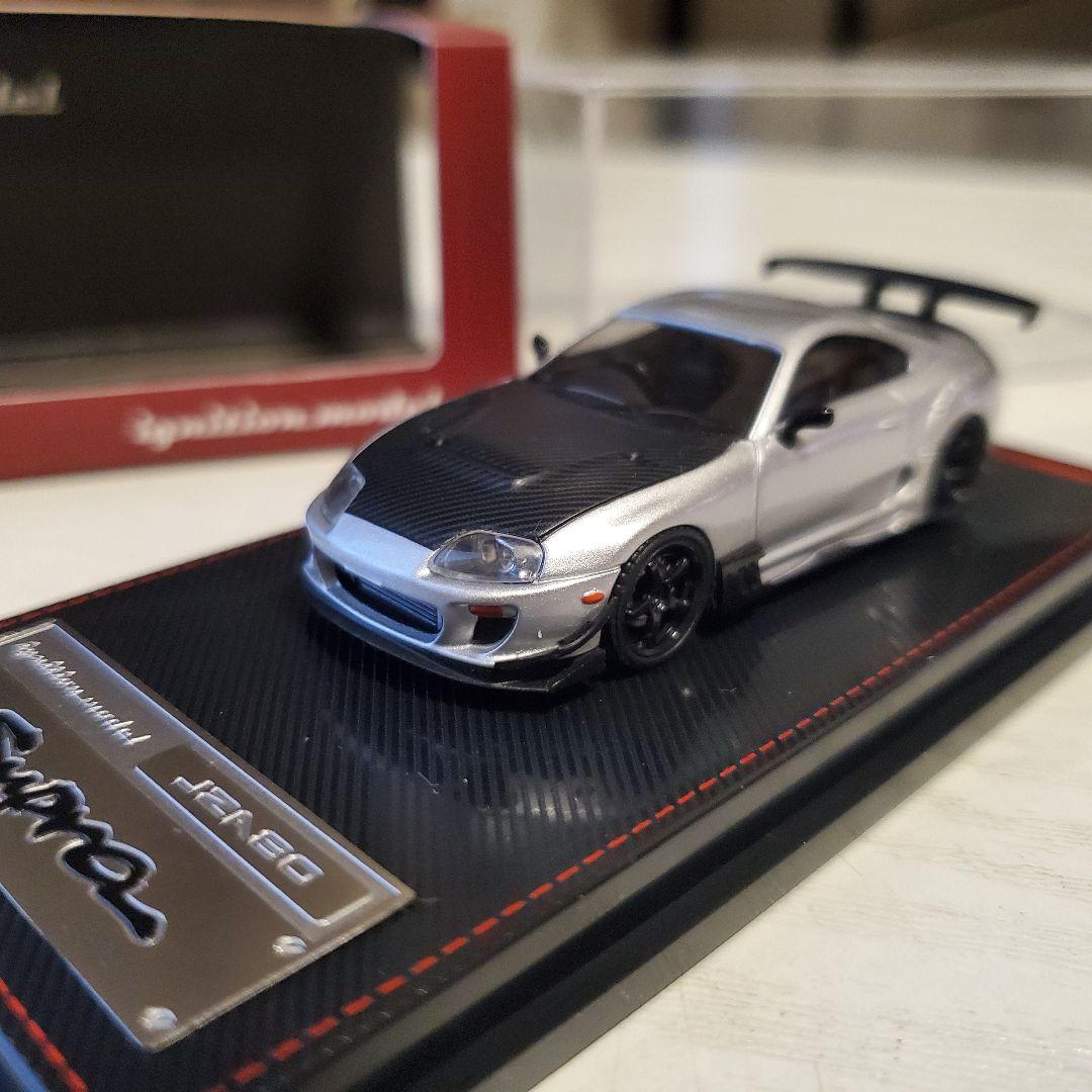 IGNITIONMODEL トヨタ スープラ RZ シルバー 1/64