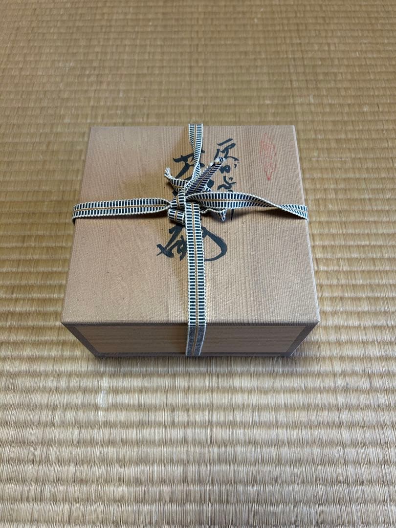 【灰かぶり茶碗 野沢洋子】 茶碗 茶道具 和食器 骨董 九谷焼 木箱 茶器 陶器