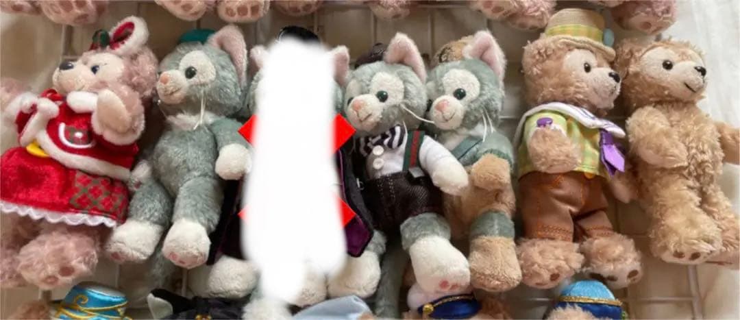 ダッフィー シェリーメイ ジェラトーニ ぬいぐるみバッチ