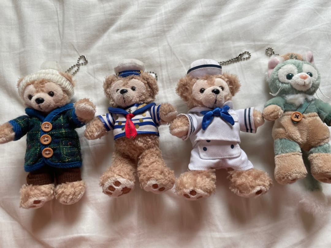 ダッフィー シェリーメイ ジェラトーニ ぬいぐるみバッチ