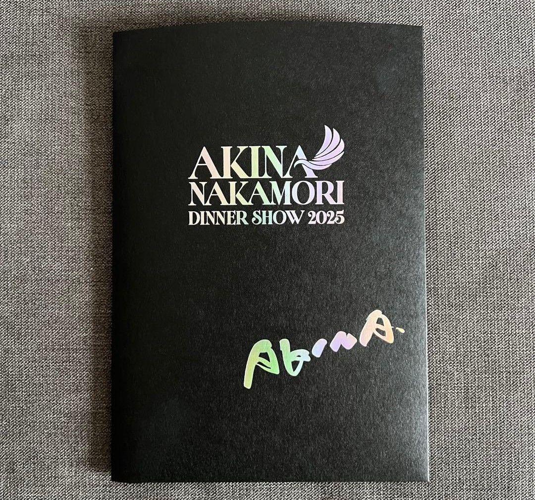 中森明菜ディナーショー2025 ポストカード メニュー トートバッグ AKINA