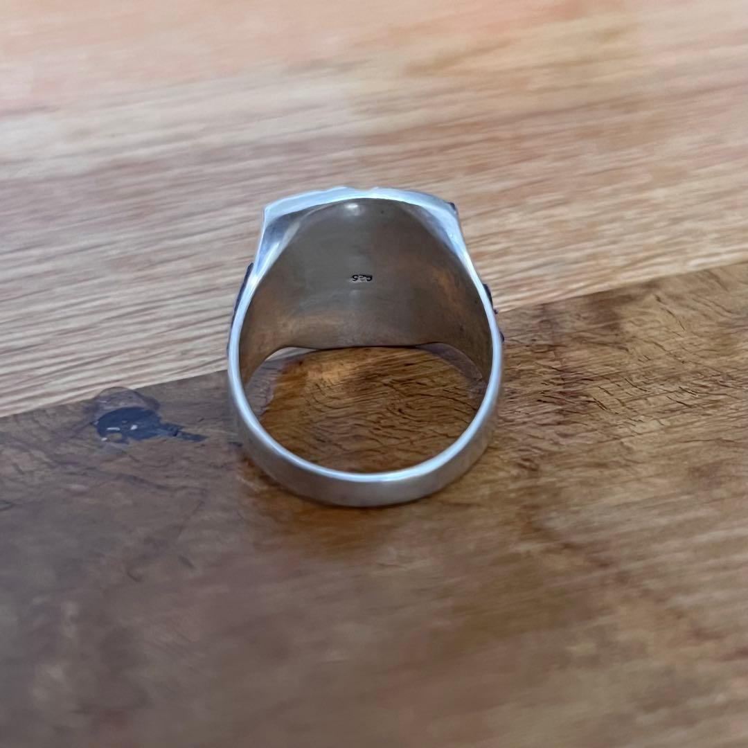 希少 ビンテージ シルバー 925 リング フリーメイソン 16号