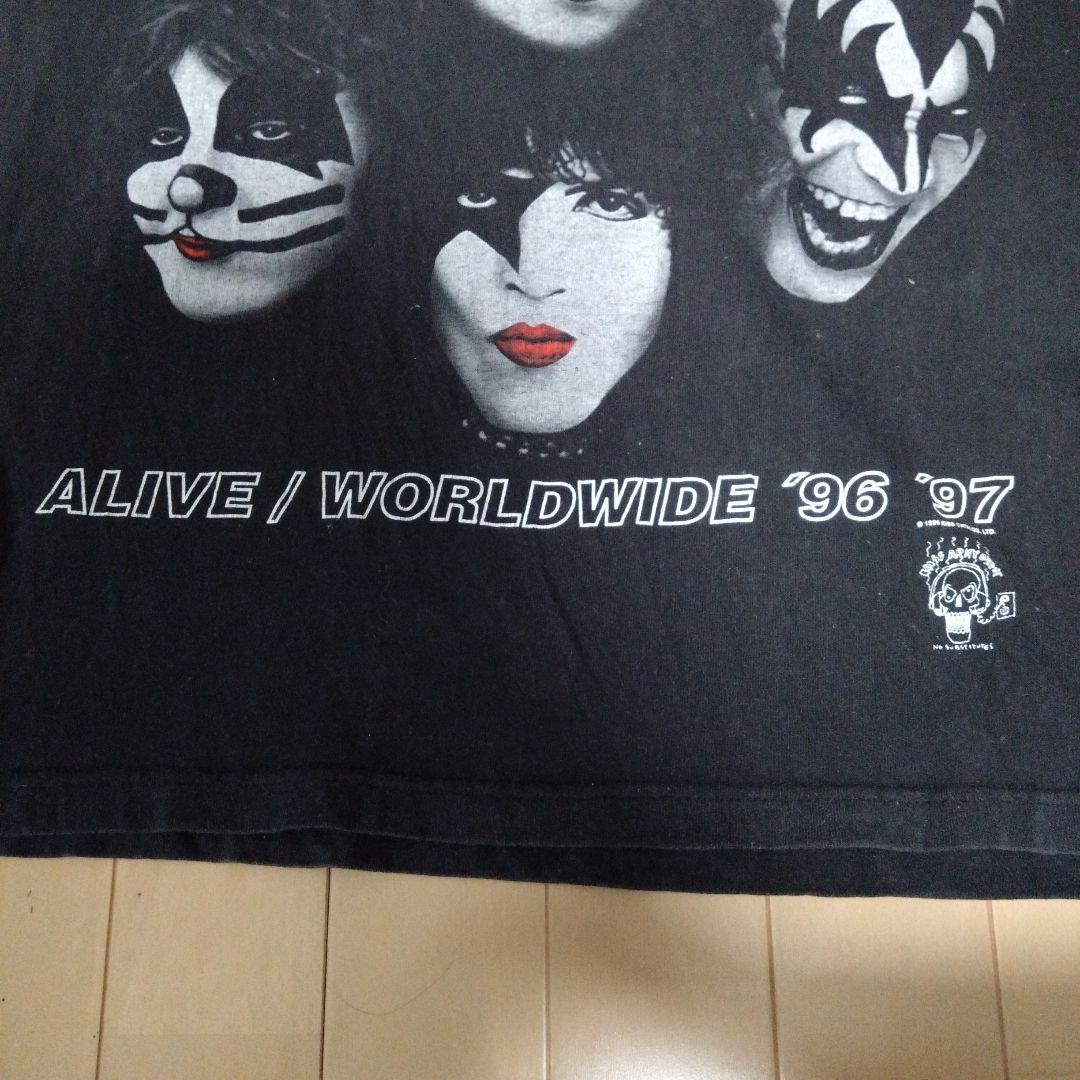KISS ALIVE / WORLDWIDE '96 '97 Tシャツ　Lサイズ