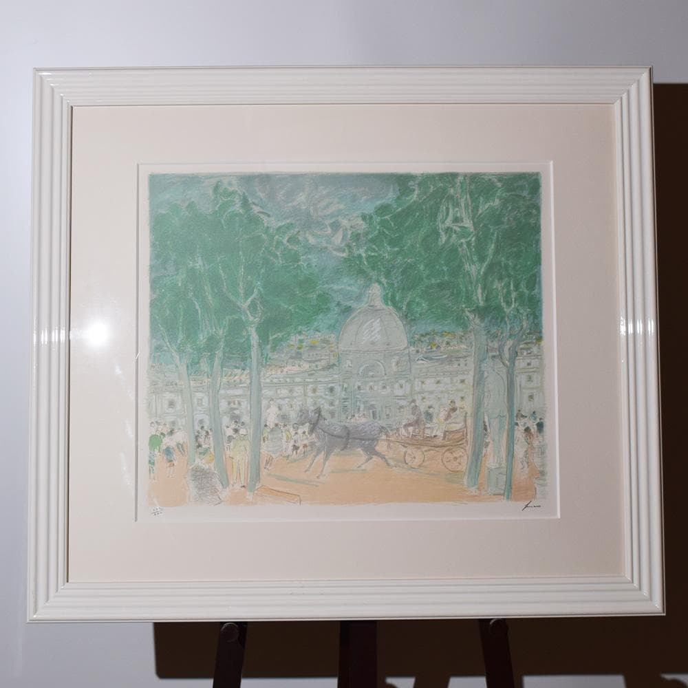 ジャン・フサロ Jean Fusaro フォンテーヌ ボルゲーゼ リトグラフ