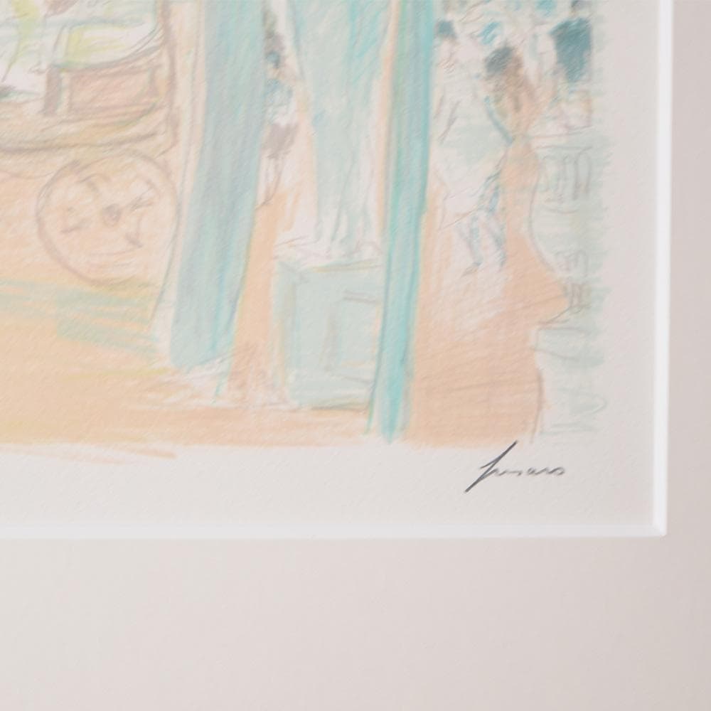 ジャン・フサロ Jean Fusaro フォンテーヌ ボルゲーゼ リトグラフ