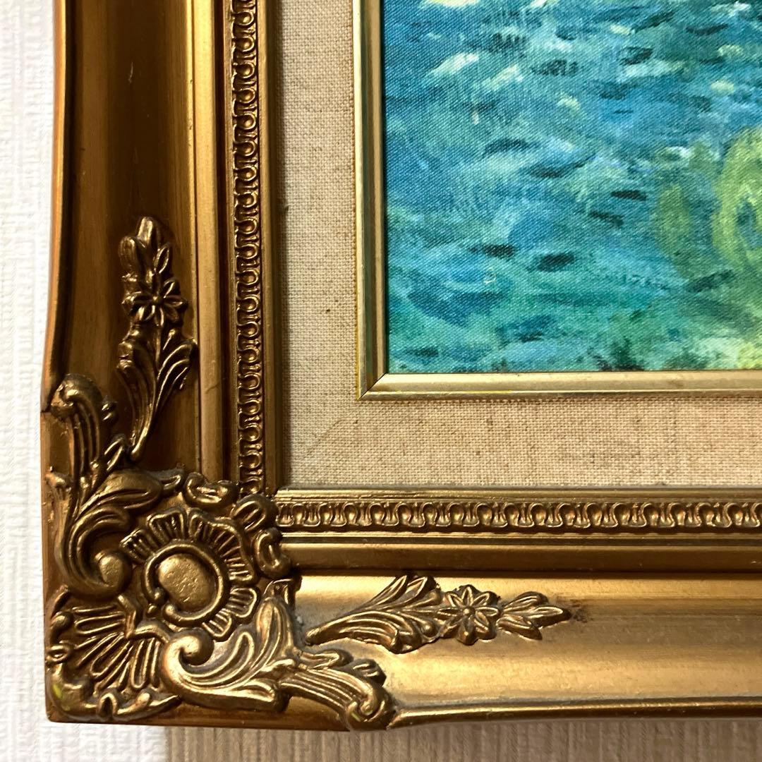 ★クロード・モネ『アルジャントゥイユの停泊地』絵画 ・額縁付き♪