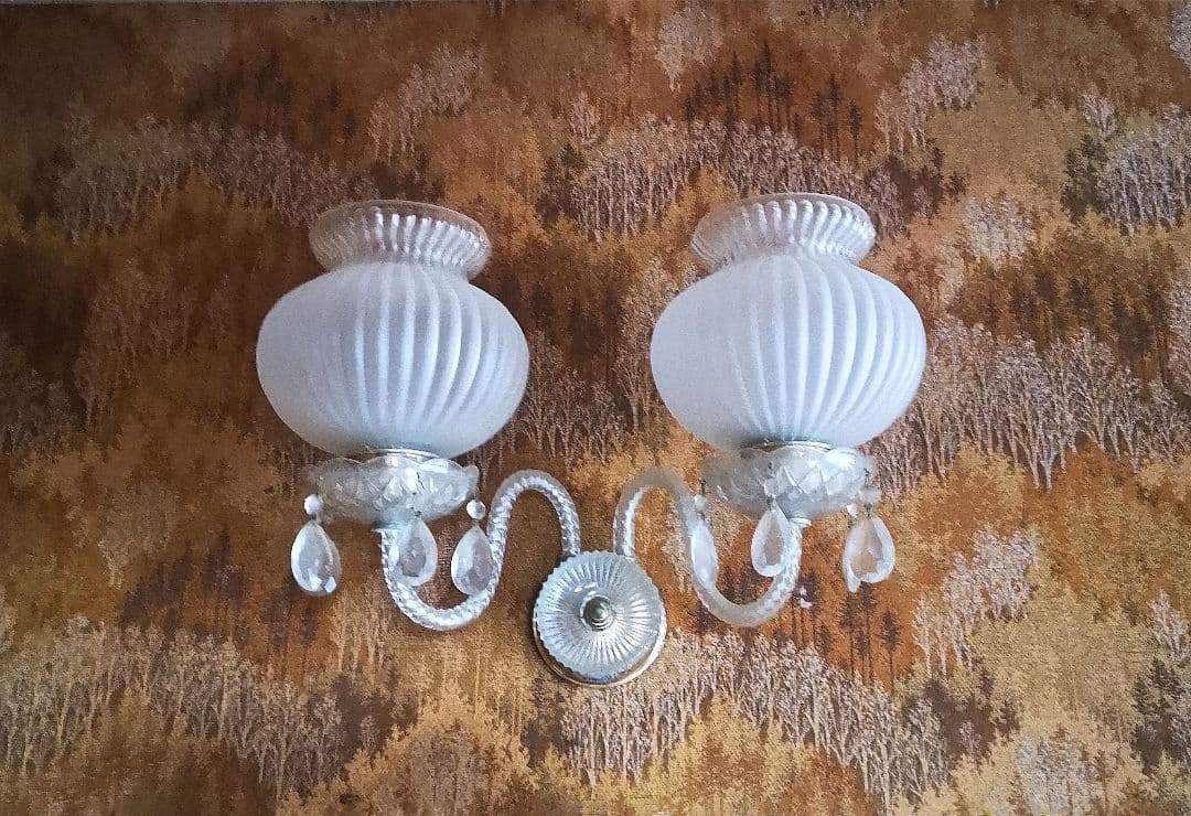 昭和レトロ シャンデリ２個セット