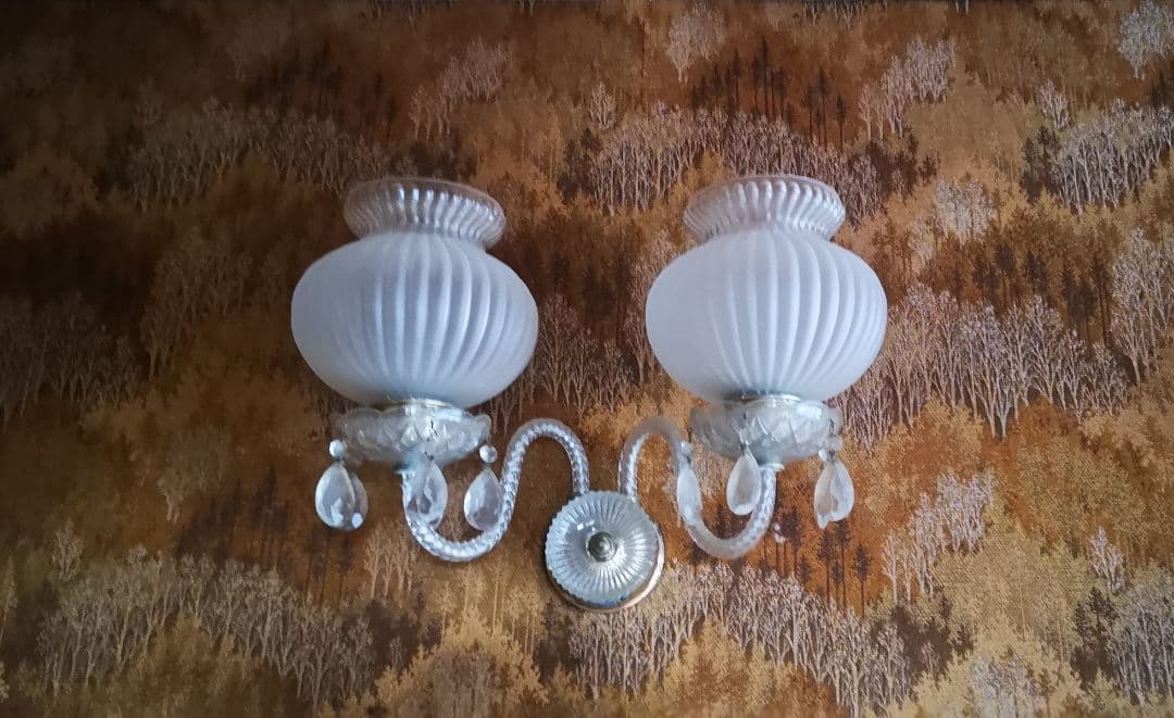昭和レトロ シャンデリ２個セット
