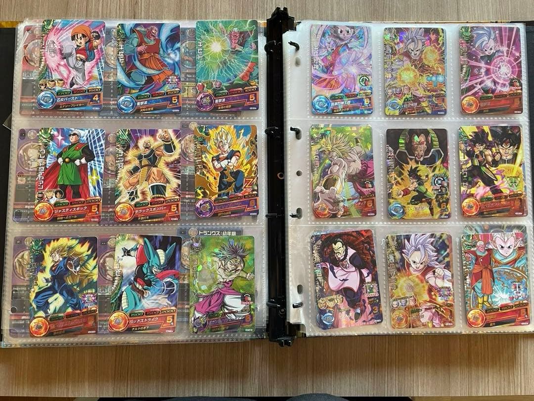 ドラゴンボールヒーローズカード312枚まとめ売り バインダーファイルおまけ付