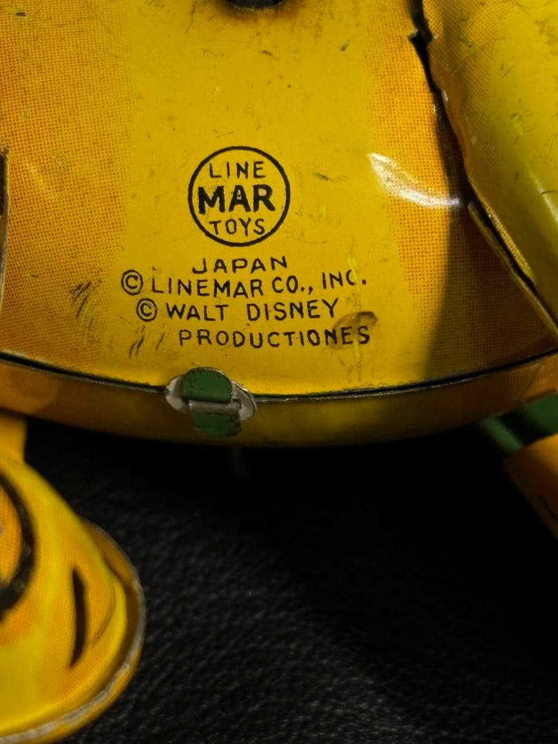ビンテージ ブリキ製 ディズニー ラインマー社製 プルート ディズニー公式 可動