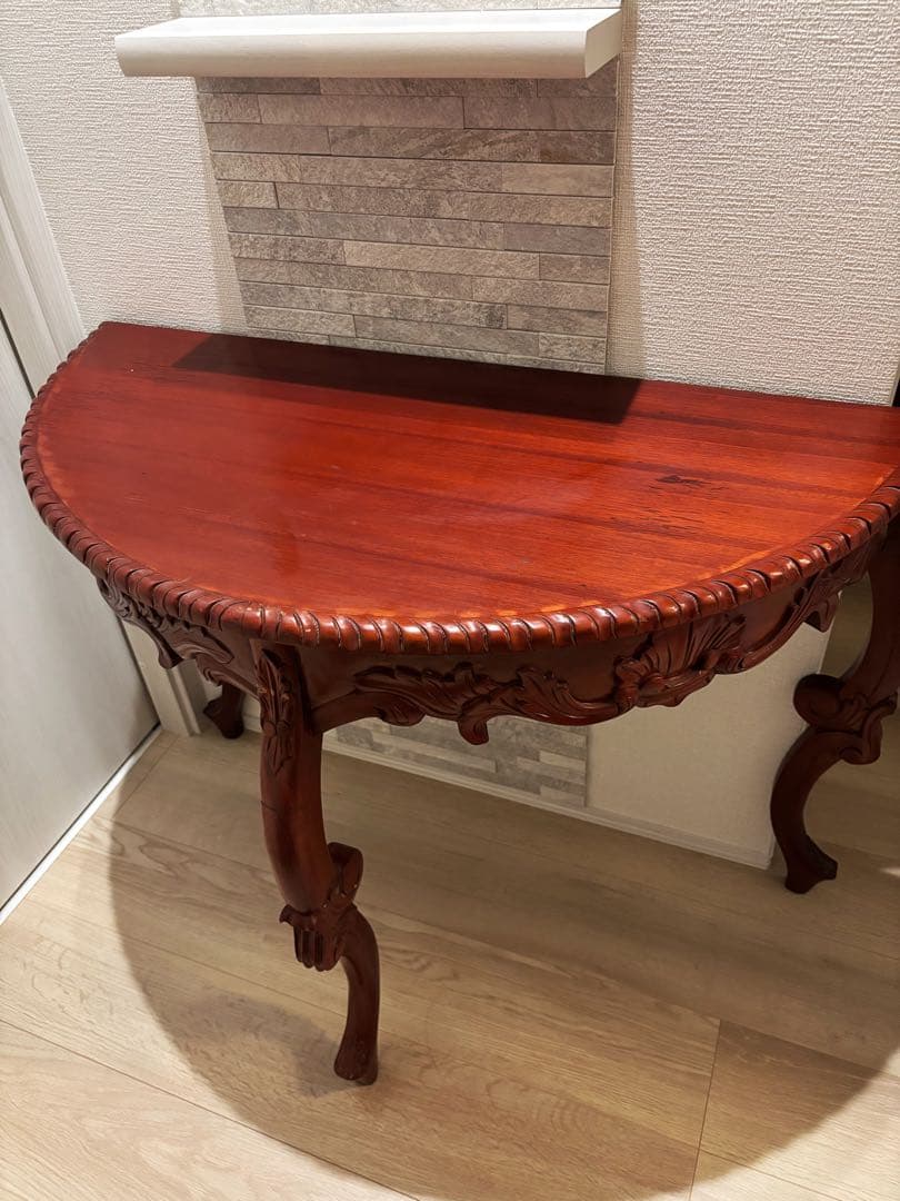 アンティーク コンソール サイドテーブル 猫脚 イタリア