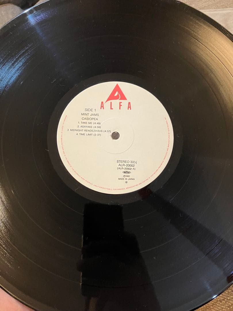 カシオペア　ミントジャムス　レコード