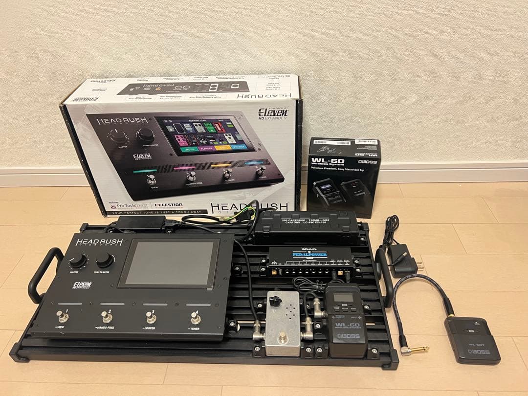 HEADRUSH Gigboard BOSS WL60 他　エフェクターボード
