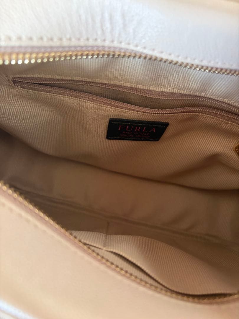 【極美品】フルラ　チェーン ショルダーバッグ