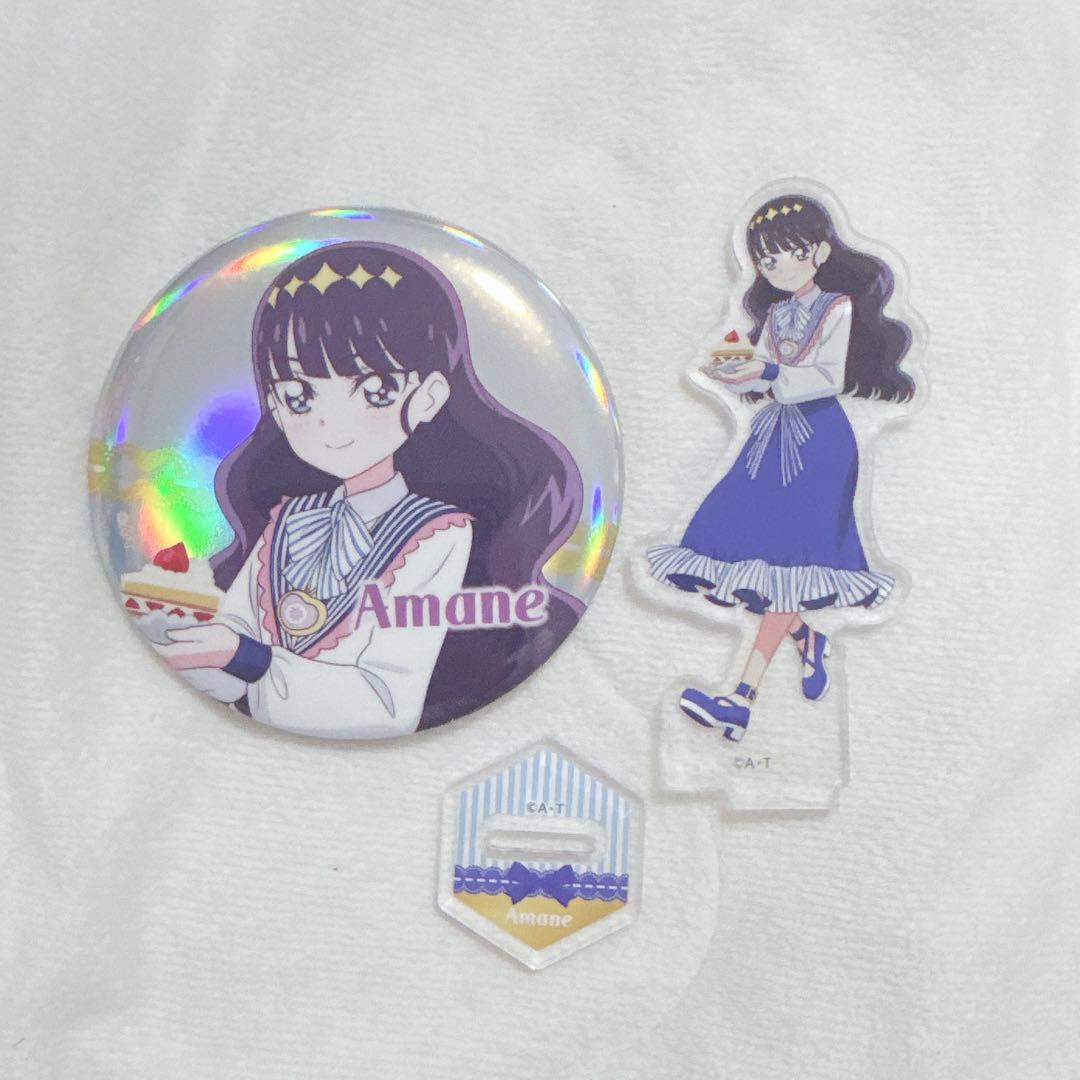 アクリルスタンド オーロラ缶バッジ プリキュア 菓彩あまね キュアフィナーレ