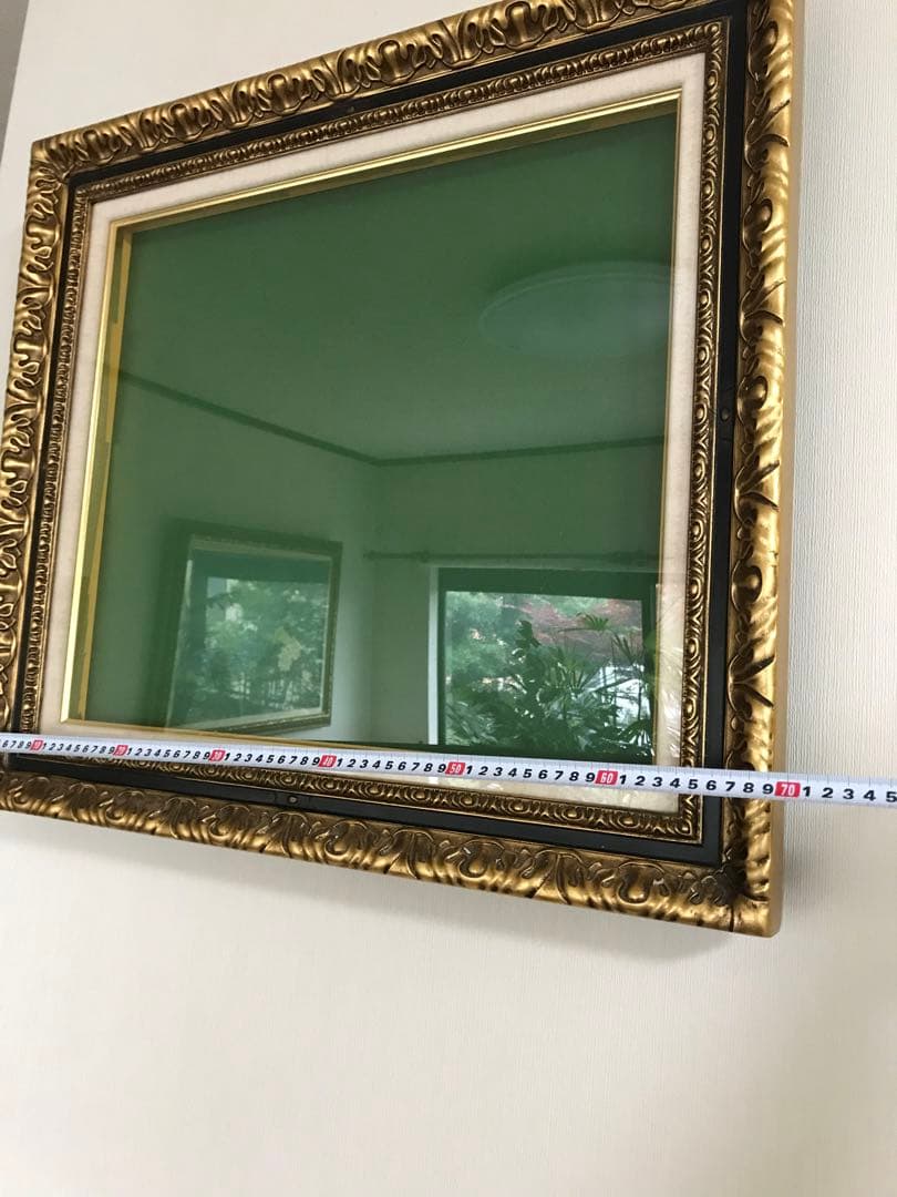 安心安全たのメル便発送＊アンティーク＊金色 油彩 額縁 約69cm x 61cm