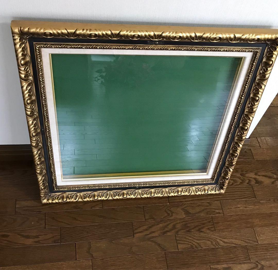 安心安全たのメル便発送＊アンティーク＊金色 油彩 額縁 約69cm x 61cm