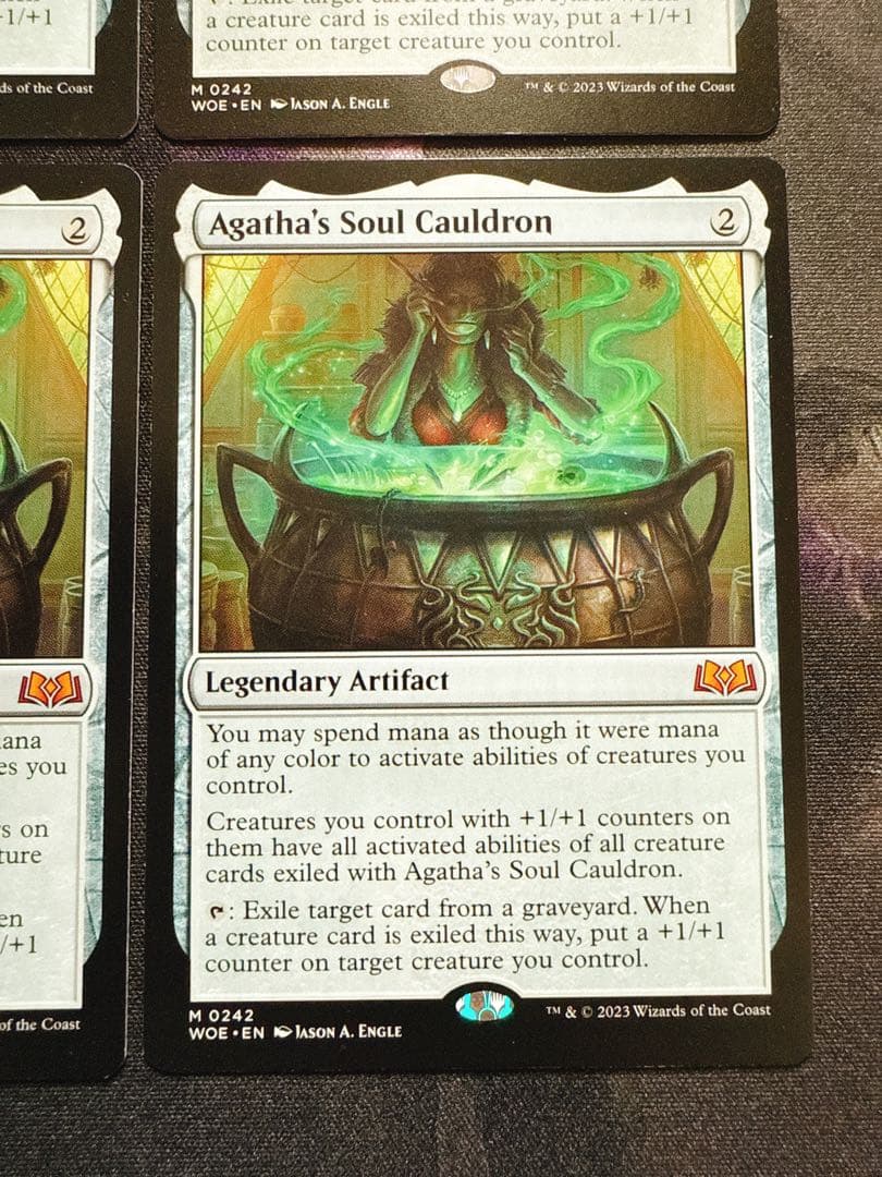 アガサの魂の大釜　英語　4枚セット