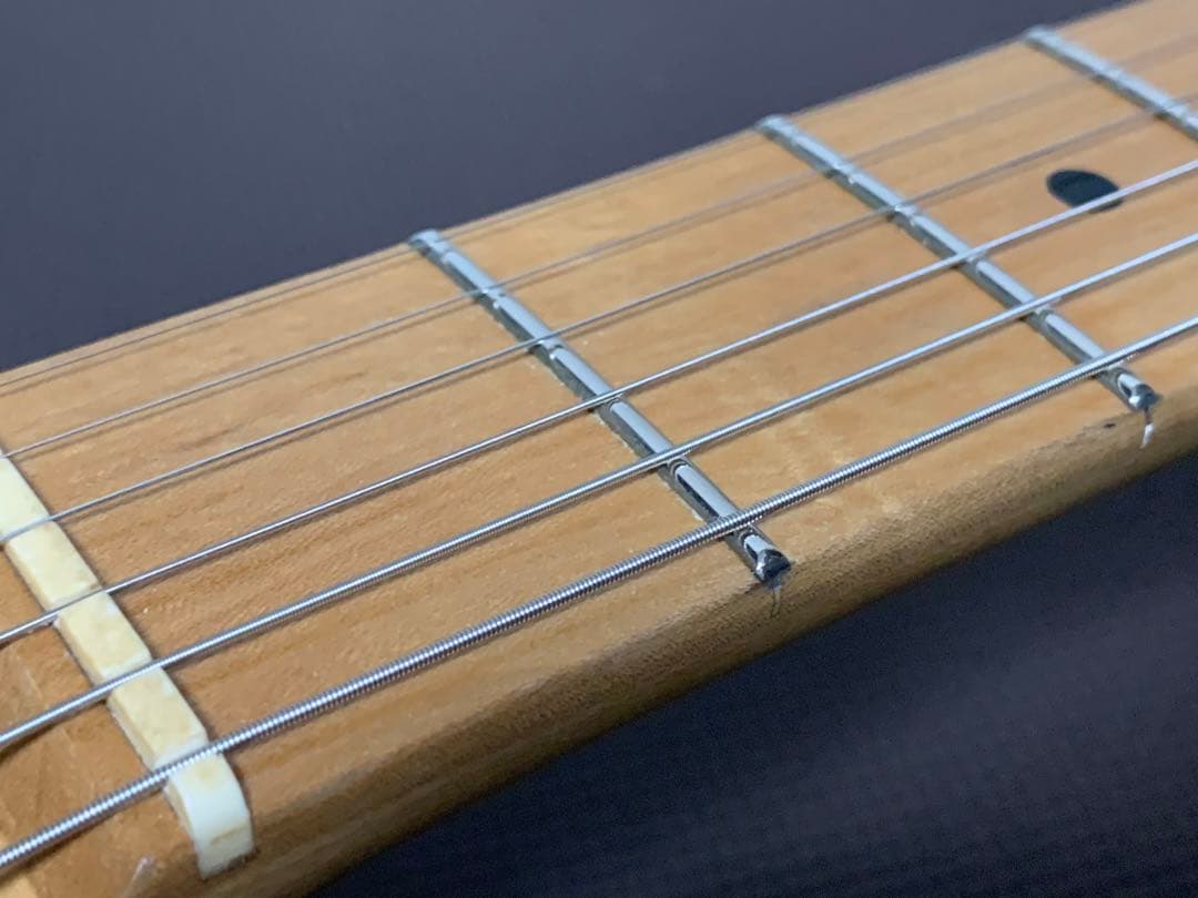 Juno ジュノ ST ストラトキャスター タイプ 黒 ブラック メイプル指板