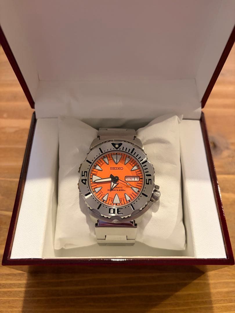 セイコー オレンジモンスター シャークトゥース 4R36