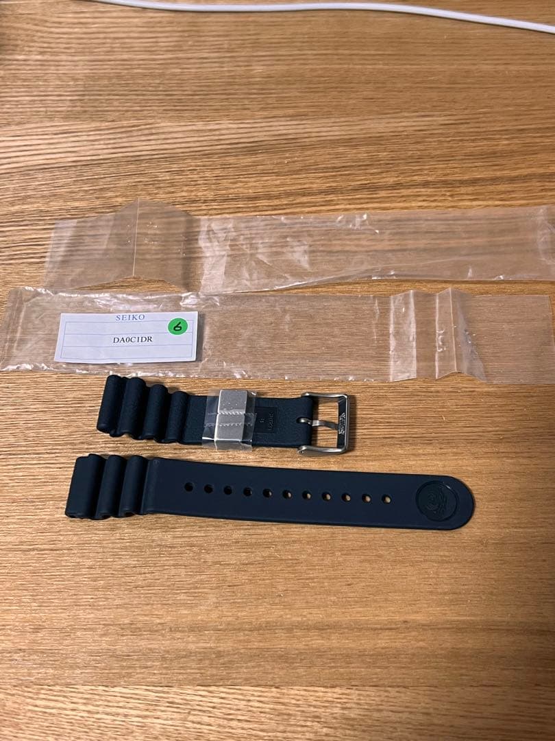 SEIKO 純正ウレタンバンド　DA0C1DR 長期保管未使用品（2）