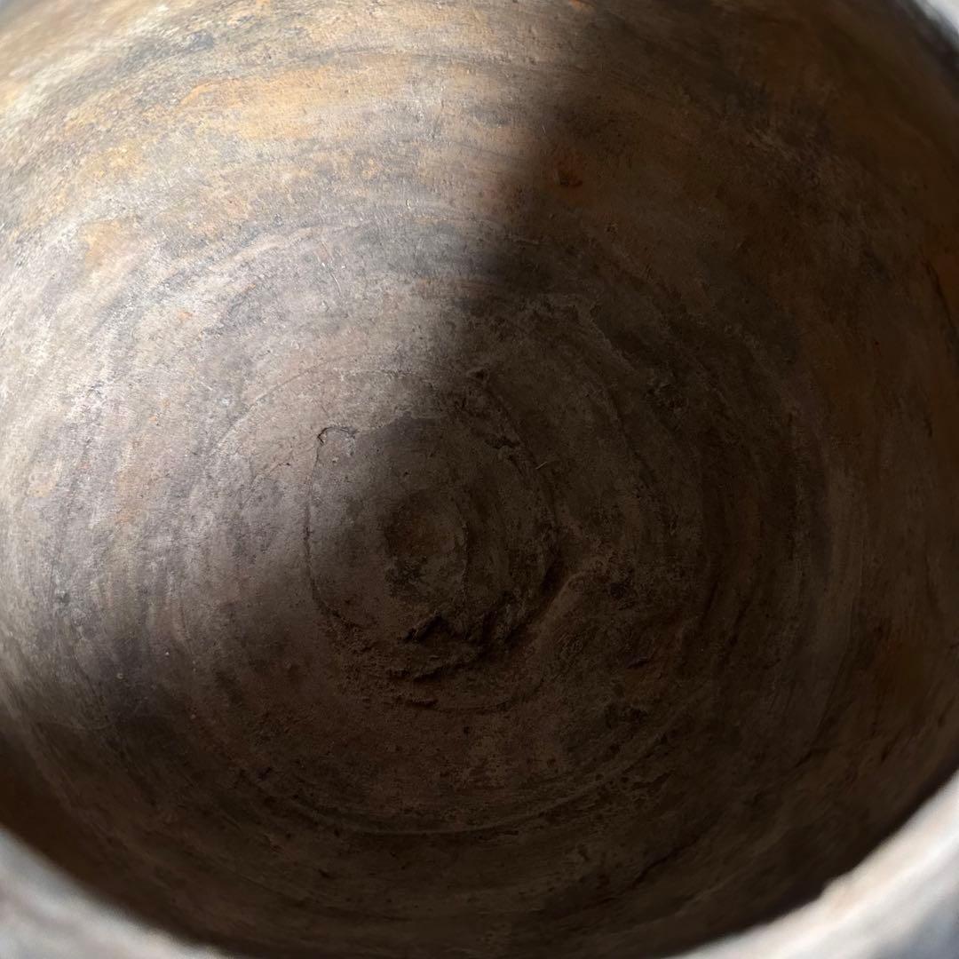 雰囲気良し　須恵器　緑釉　蓋物　古陶磁　中国美術　時代物