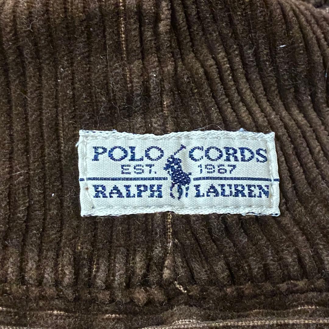 ラルフローレン アメリカ製 タック コーデュロイ パンツ RRL ポロカン
