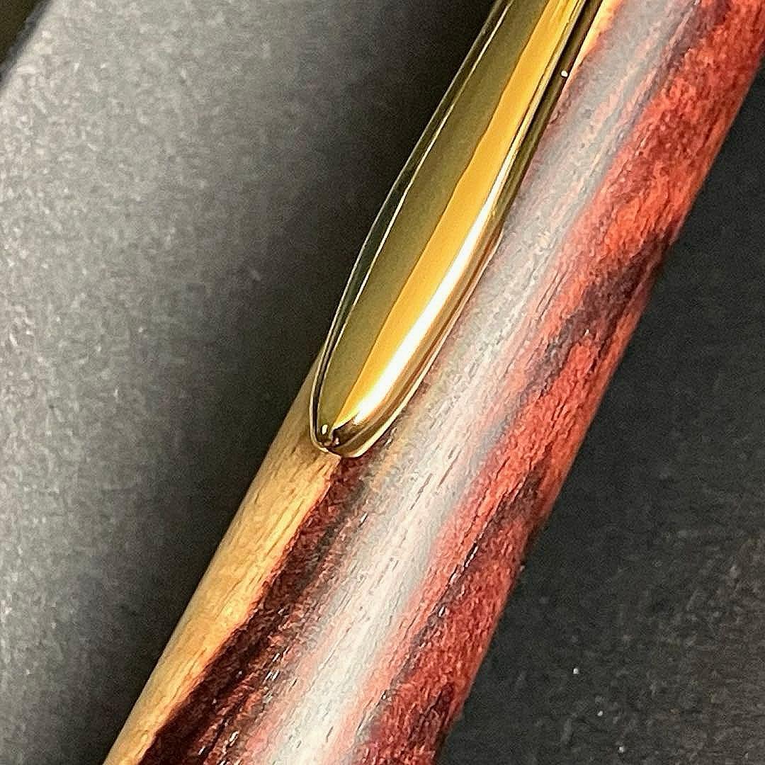ウッドペンクラフト ボールペン キングウッド ツートン