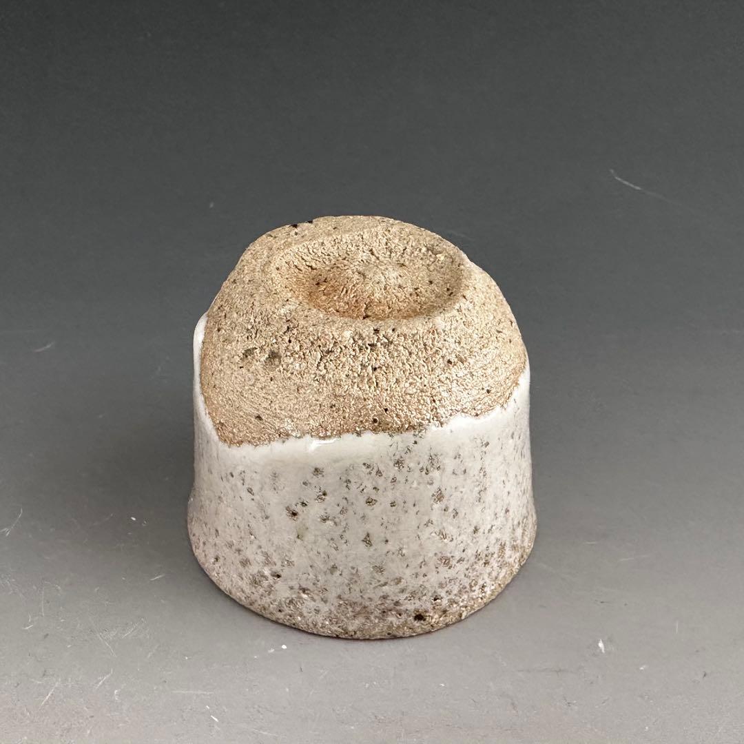 酒器　斑唐津　ぐい呑み　酒盃　田中佐次郎　復活　共箱　陶芸　唐津焼　懐石料理