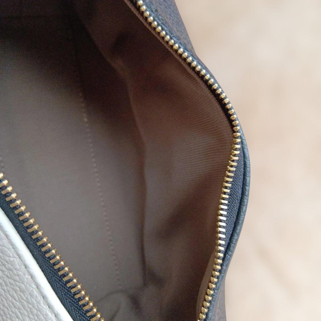 フルラ　バイカラー　ハンドバッグ