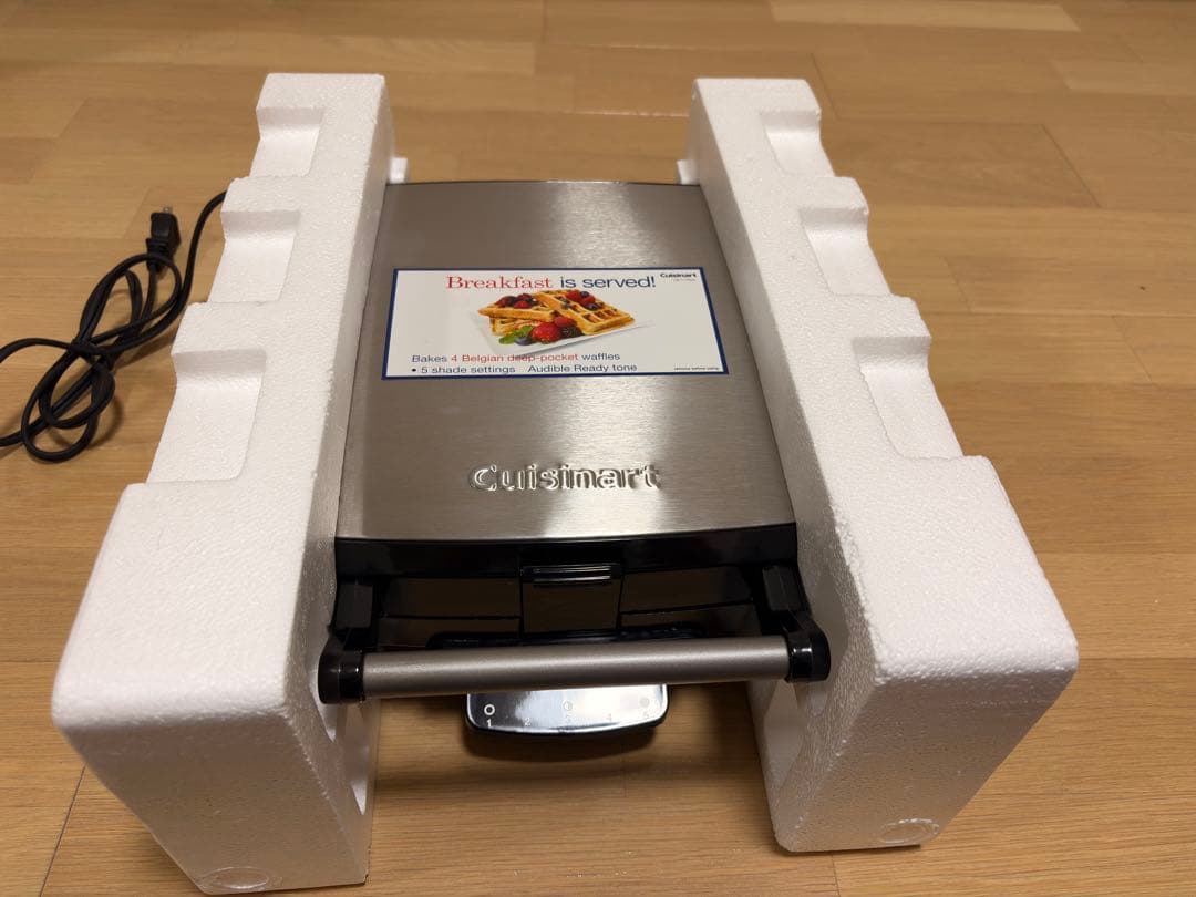 Cuisinart クイジナート ワッフルメーカー WAF-100JBS