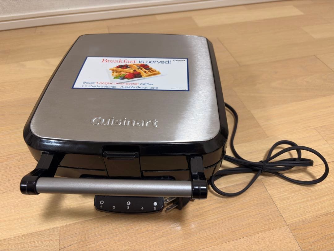 Cuisinart クイジナート ワッフルメーカー WAF-100JBS