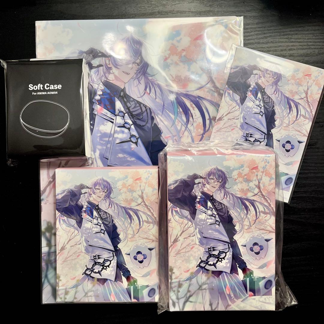 星導ショウ ONKYO 音アニ ワイヤレスイヤホン 充電器 クリアファイル