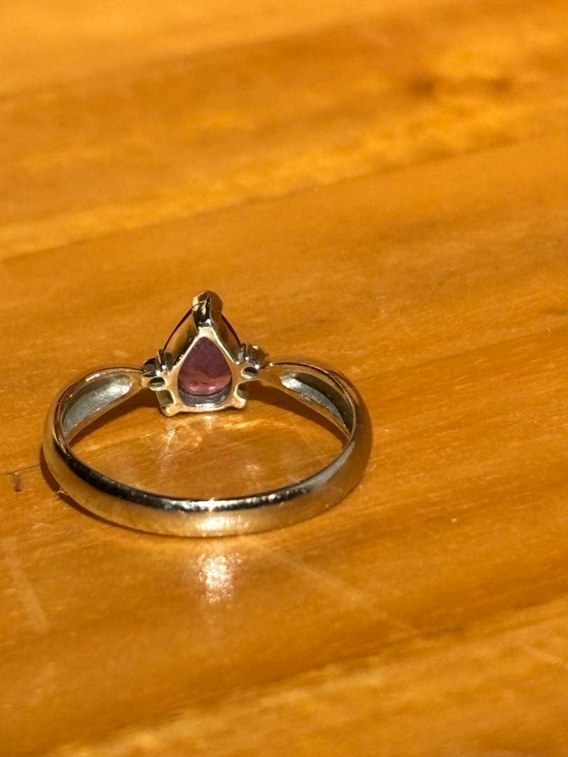 希少　非加熱バイオレットサファイアのリング