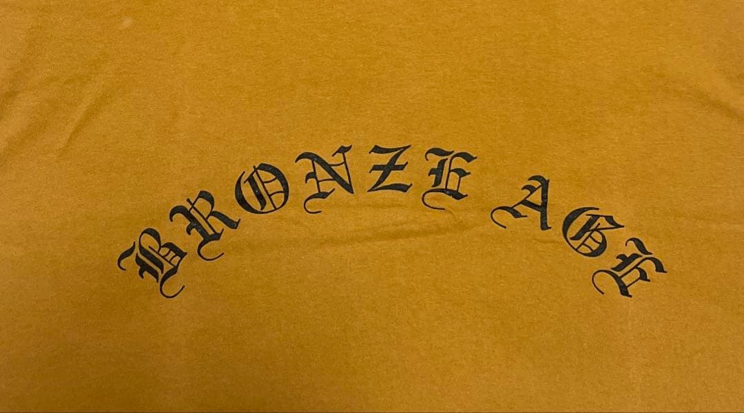 【超希少】Vintage 90s BRONZE AGE Tシャツ 黄色