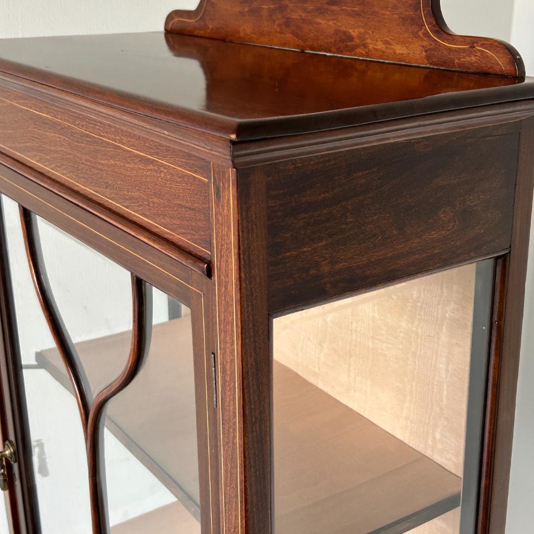 イギリス アンティーク家具 ディスプレイ キャビネット 1930年頃 766A