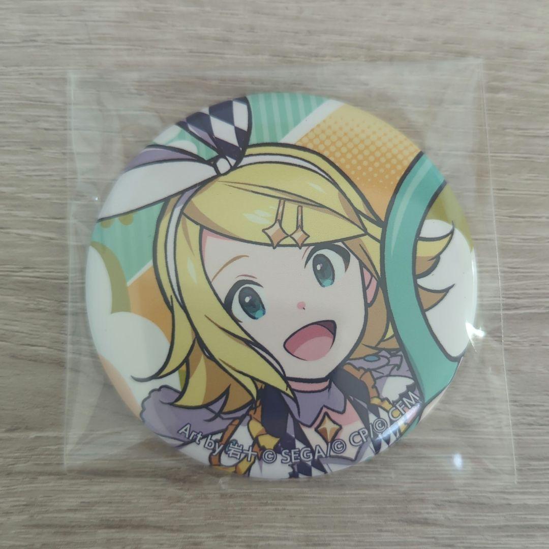 鏡音リン グリッター缶バッジ 10a 31個 おまけ付き