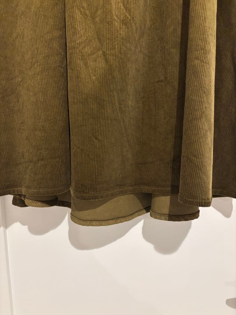 中川政七商店コール天フレアスカート