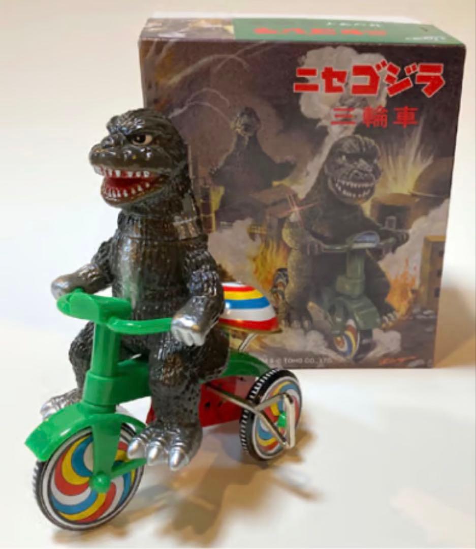M1号 ニセゴジラ三輪車　godzilla ソフビ　sofvi 新品未開封