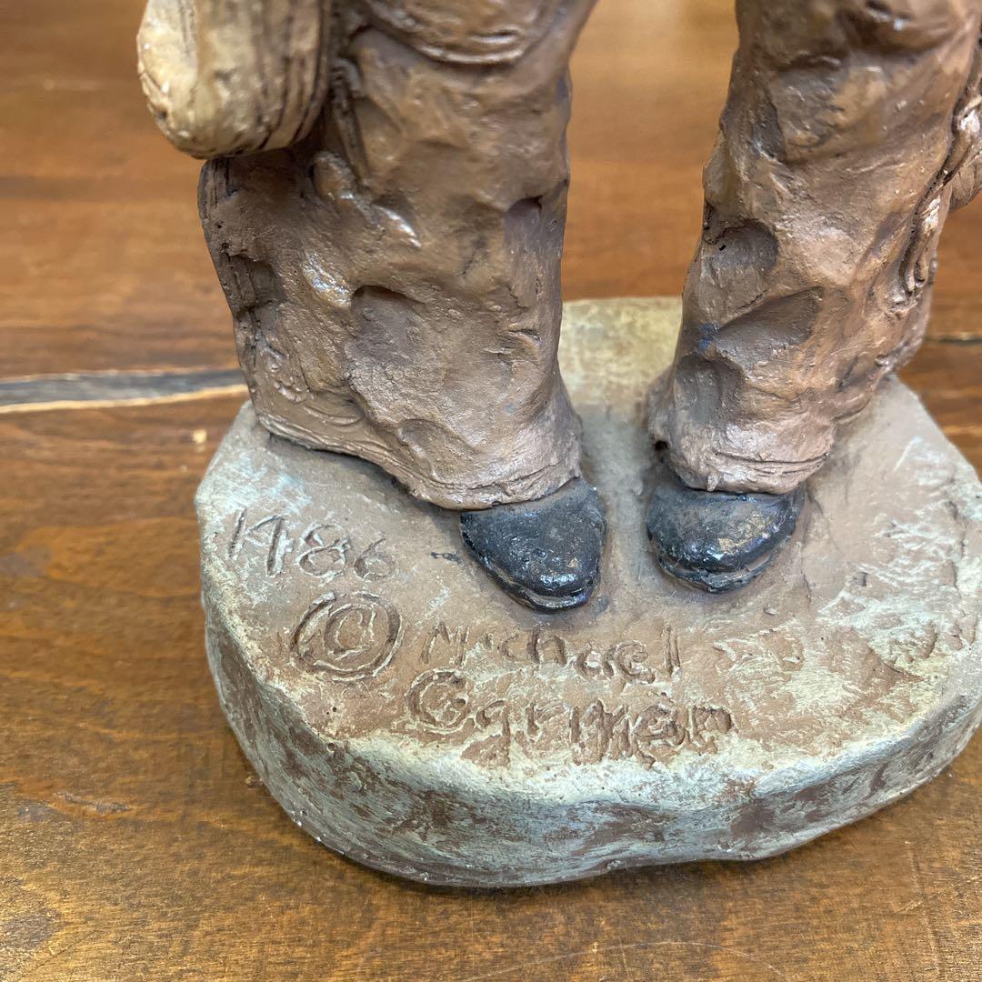 マイケルガーマン　オールドアメリカン　カウボーイ 彫刻