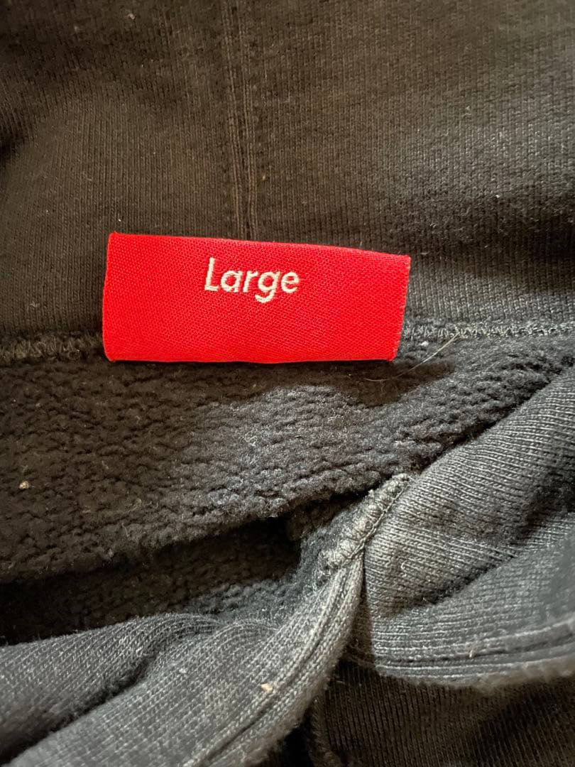 Supreme llic Rib Hooded Sweatshirt 黒