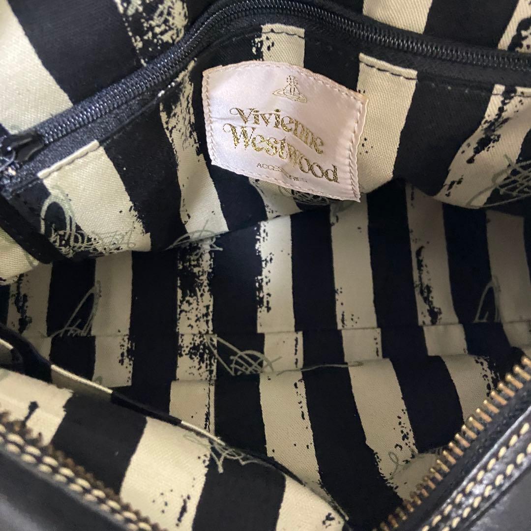 正規品　美品　希少　ヴィヴィアン　アコード　レザー　ミニボストンバッグ