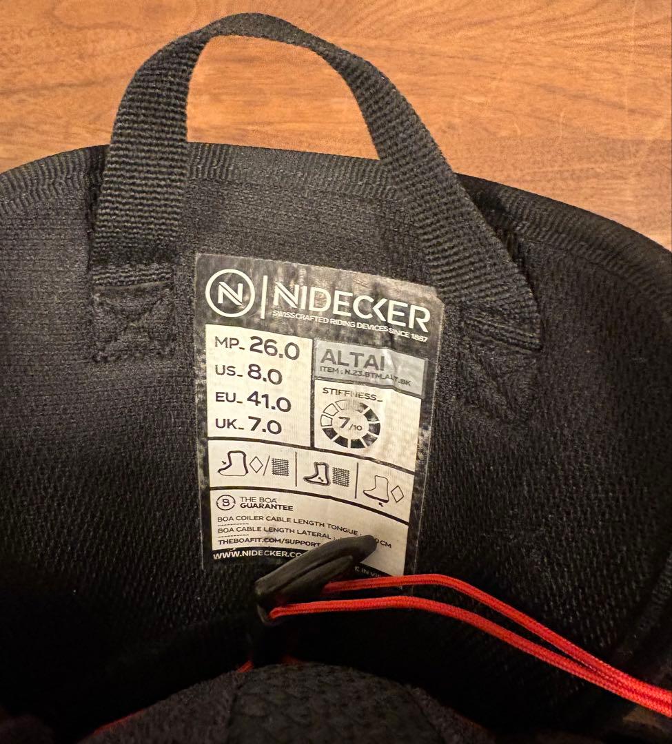 NIDECKER ALTAI 26.0㎝ 22-23 BLACK