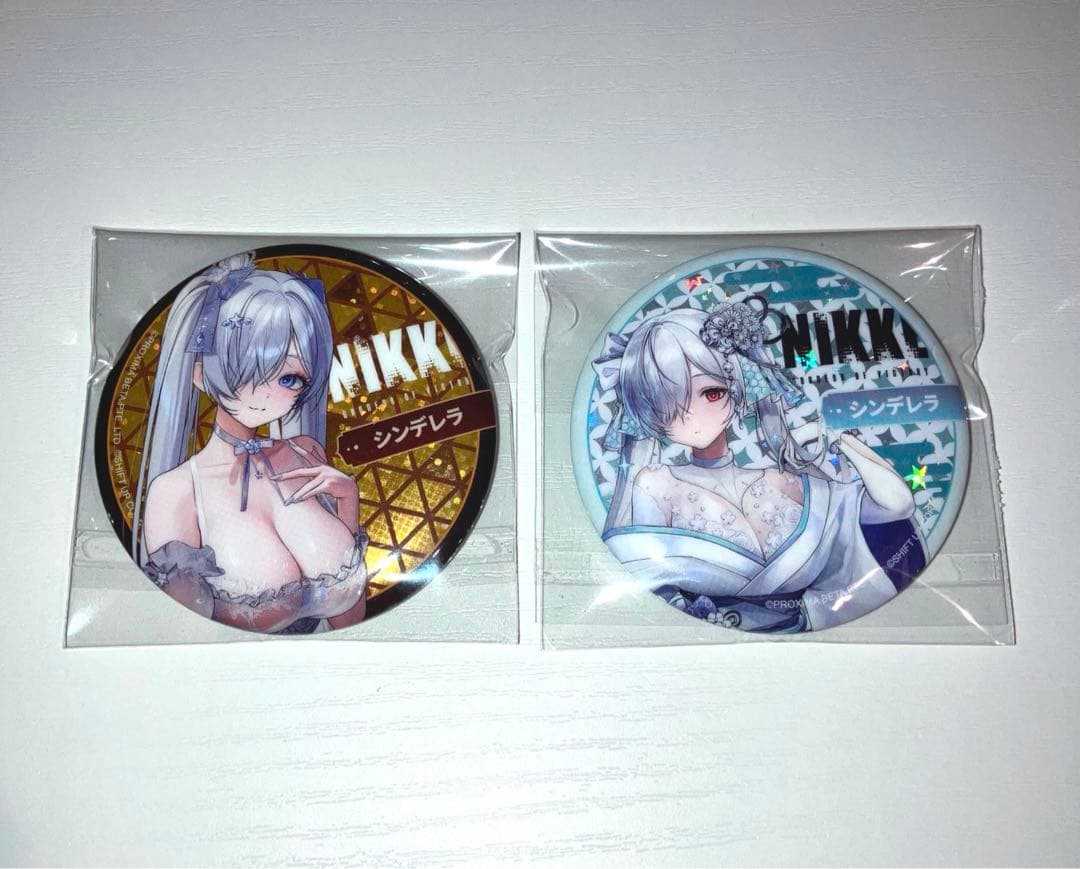 勝利の女神 nikke シンデレラ コミケ 缶バッジ