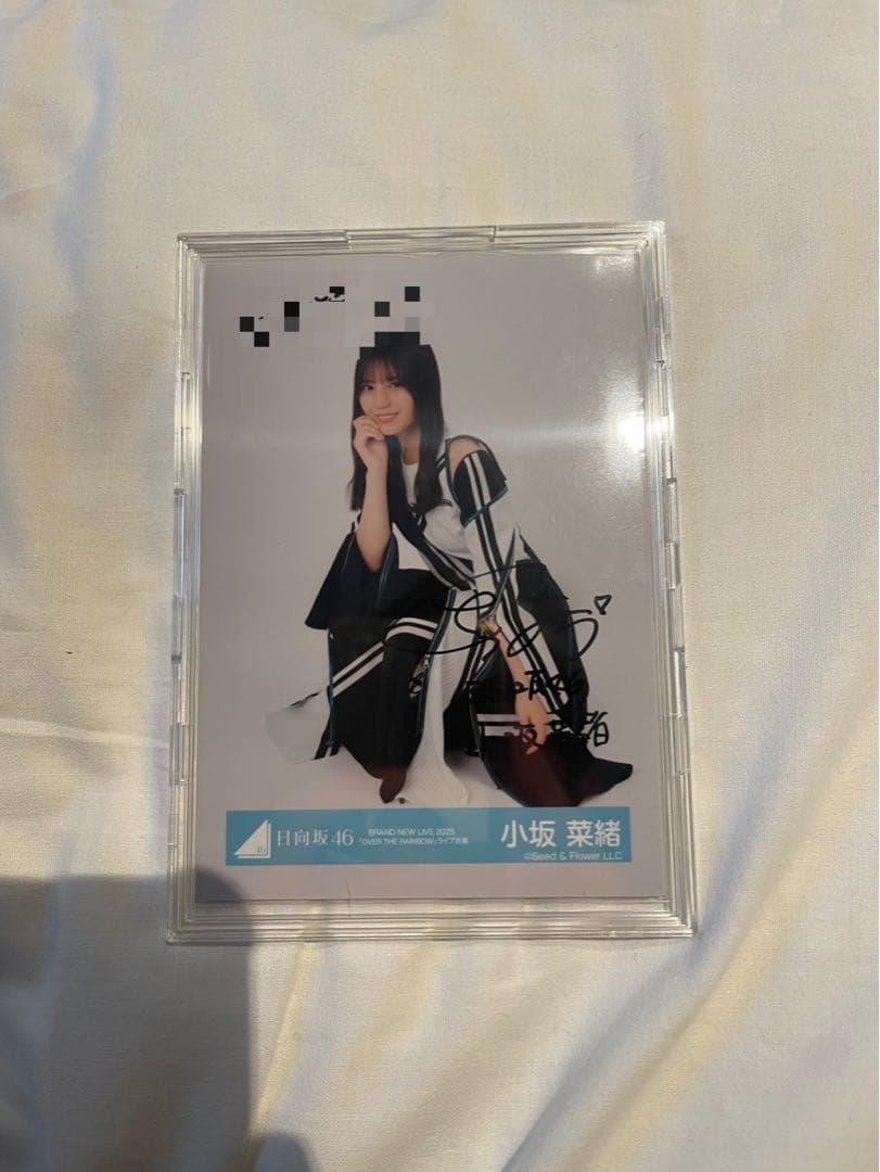 日向坂46 BRAND NEW LIVE 小坂菜緒 直筆生 写真