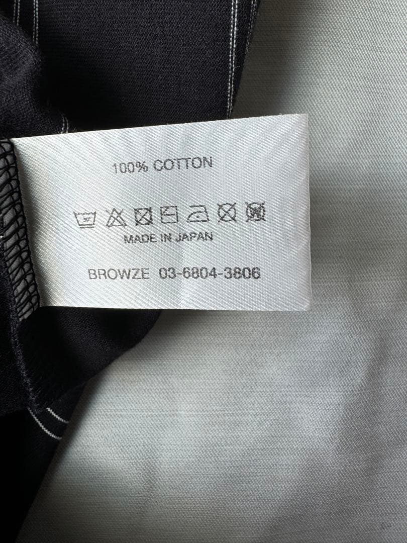 トップス 25SS Ennoy PANELBORDER S/ST-SHIRT BLACKM