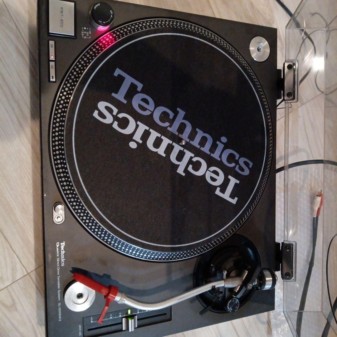 カバー付Technics SL-1200MK3 ターンテーブル【1】美品
